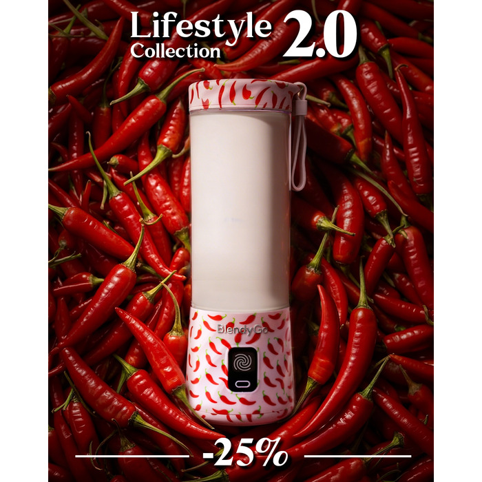 Блендер BlendyGo 3 — Бездротовий USB | Блендер нового покоління