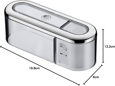 Електричний кошик для варіння яєць WMF Küchenminis на 2 яйця, з викруткою, BPA-free Tritan, 250W, Cromargan matt
