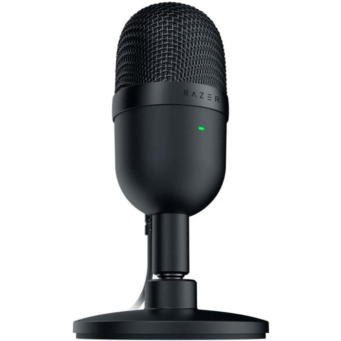 Мікрофон Razer Seiren Mini RZ19-03450100-R3M1 чорний - компактний конденсаторний мікрофон для стрімінгу та подкастів