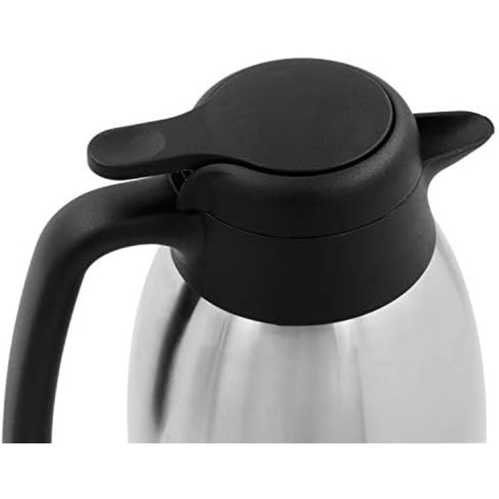 TRINKBASIS Insulated Carafe 1.5 L – Double-Walled Stainless Steel Thermos for up to 10 Cups of Coffee or Tea - Coffee Pot, Teapot