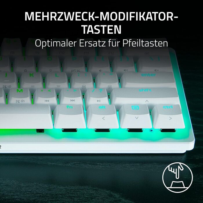 Клавіатура Razer Huntsman V3 Pro Mini - 60% з Red Switch (QWERTZ DE, USB-C, PBT)
