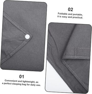 Anneome Camping Sleeping Bags for Adults - Foldable Design, Easy to Clean, Comfortable for Travel