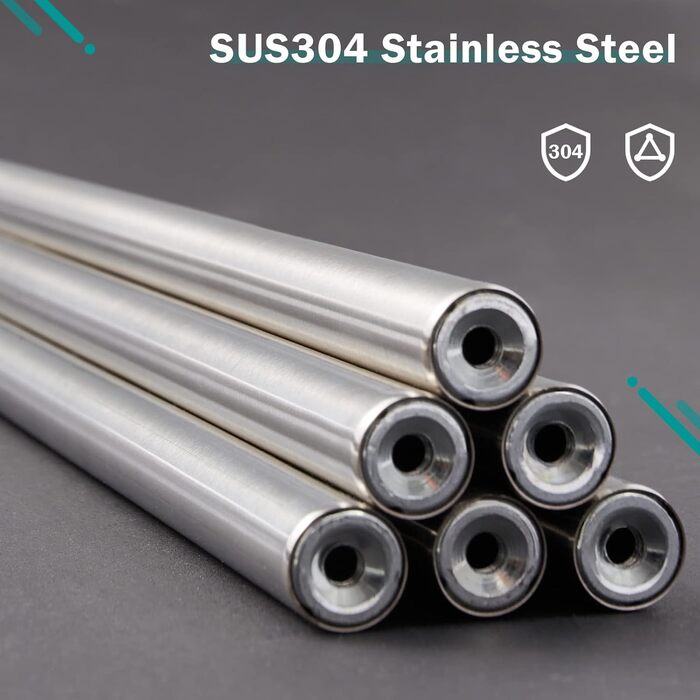 Настінна сушарка для білизни YOUDENOVA з 7 стійок, розсувна, для ванної кімнати, металевий тримач для рушників, срібна (42-80)x59x19 см