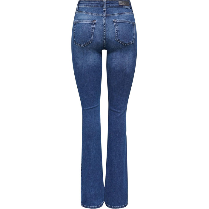 Джинси жіночі ONLY Onlblush Mid Flared Denim Tai021 Noos, темно-синій денім, розмір M / 30L