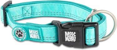 Нашийник для собак Max & Molly з інтелектуальним ID-брелоком Gotcha! Matrix 2.0, блакитний, розмір S. З м'якою підкладкою та світловідбиваючими елементами