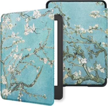 Чохол для Kindle 6' (11-го покоління) 2024/2022 (C2V2L3) - PU шкіра, захисний кейс з авто-вимиканням, Smart Cover, Löwenzahn (Квітка)