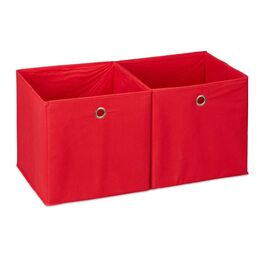 Set of 2 Fabric Storage Boxes