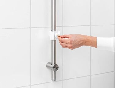 Полиці для душу Brabantia Renew, біла, органайзер для ванної кімнати