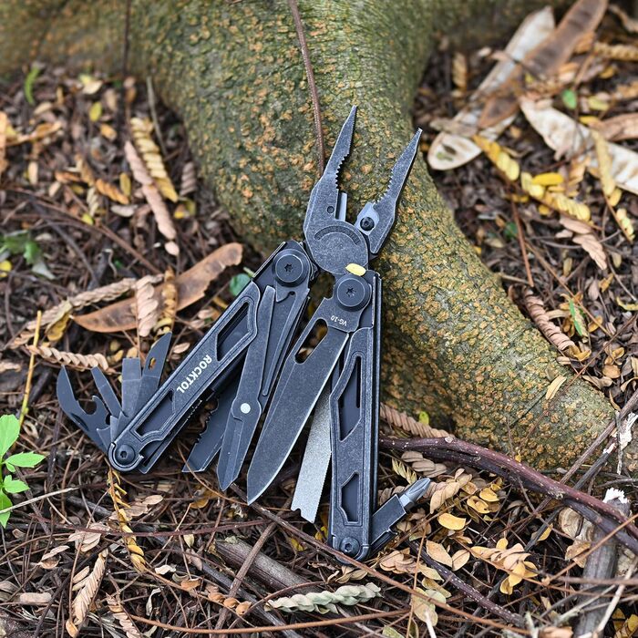 ROCKTOL Мультитул 29-в-1: Плієри, кусачки, пилка, сталь, для кемпінгу та виживання