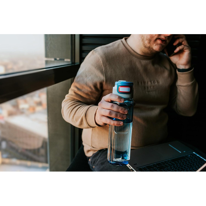 Kambukka Water Bottle - ELTON Model - 500/750/1000 ML - Water Bottle - dirt and odor resistant - shockproof - dishwasher safe - easy to clean - milliliter markings