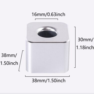 TopHomer Mini Pencil Holder for Desk, Aluminum Alloy, Pen Stand, Single Pen Holder, Desktop, Creative Ornament, Desktop Organizer for Office, School, Home, Toothbrush Holder, 4 Pack