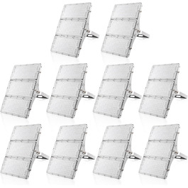 Ankishi LED Floodlights Outdoor, IP65 Waterproof, Super Bright 6500K Cool White Outdoor Light 30000LM Floodlight Spotlight for Sports Field, Garage, Garden, Backyard (Cool White, 10 PACK 300W)