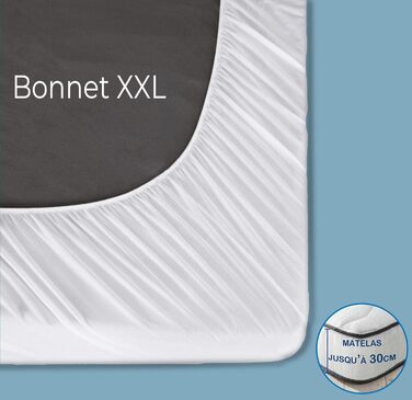 Mattress protector, 160 x 200 cm, bamboo fiber, Öko-Tex certified, mattress protector, 100% waterproof, fitted sheet, 30 cm, ultra-soft, anti-mite, bed bug resistant, hotel quality