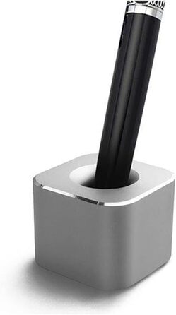 TopHomer Mini Pen Holder for Desk, Aluminum Alloy, Pen Stand, Single Pen Holder, Desktop, Creative Decoration, Desktop Organizer for Office, School, Home, Toothbrush Holder, 4 Pack (1 Silver)