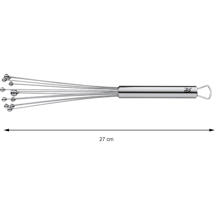 Набір міксерів WMF Profi Plus: вінчик та вінчик для збивання, 27 см, Cromargan® нержавіюча сталь, нержавіюча сталь, матова поверхня