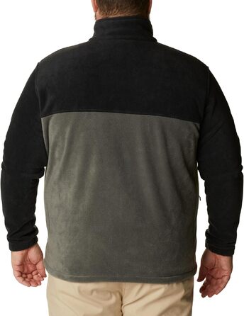 Чоловіча флісова куртка Columbia Steens Mountain Full Zip 2.0 на блискавці, чорна/сіра, розмір M