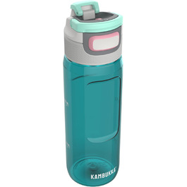 Kambukka Water Bottle - ELTON Model - 500/750/ - Water Bottle - dirt and odor resistant - impact resistant - dishwasher safe - easy to clean - milliliter markings (Emerald, 500 ml)