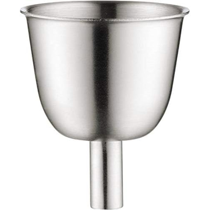 Фляга Manhattan WMF Cromargan® 6-частинна, 200 мл, з воронкою та штампом у шкіряному етолі, без гравіювання