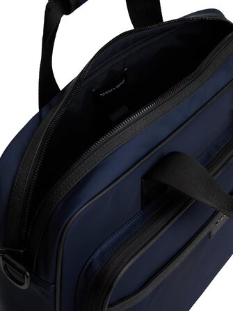 Сумка для ноутбука Tommy Hilfiger Repreve з ременем для візка, чорна (Black) - Універсальний розмір