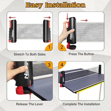Набір для настільного тенісу Profi: 2 ракетки, сітка, 8 м'ячів, сумка (Indoor/Outdoor)