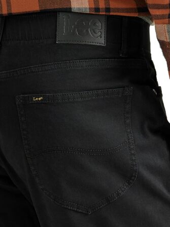 Чоловічі джинси Lee Extreme Motion Tapered Fit (34W/30L, Чорні) - Спортивні, еластичні