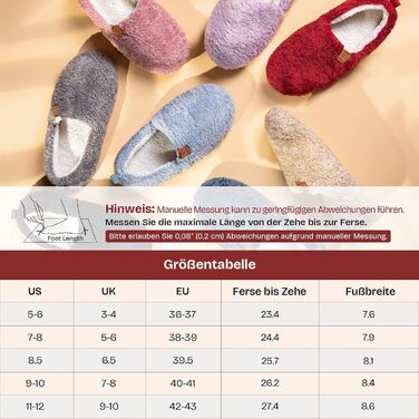 Жіночі теплі халапи EverFoams з штучної вовни та Memory Foam, закриті тапочки