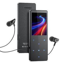MP3 плеєр 64GB з Bluetooth 5.3, чорний: портативний музичний плеєр з динаміком, диктофоном, FM-радіо, підтримкою карт пам'яті до 128GB