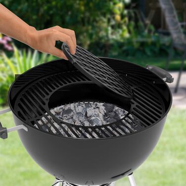 Набір чавунних решіток для гриля Onlyfire Sear Grate, сумісний з Weber 57 (кульова гриль)