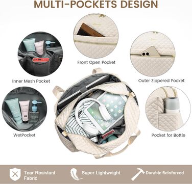 Спортивна сумка LOVEVOOK для жінок з відділенням для ноутбука, 35л. Ідеальна для подорожей, спортзалу та відпочинку.