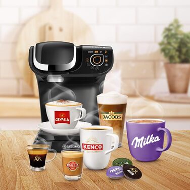 Кавомашина Tassimo My Way 2 TAS6502 з фільтром для води, 70+ напоїв, персоналізація, чорний колір