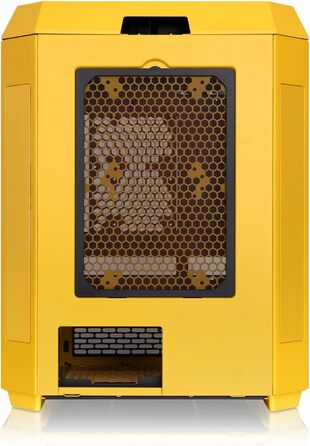 Корпус ПК Thermaltake The Tower 600 ATX з вертикальним дизайном, 3 скляні панелі, 2 вентилятори 140мм, підтримка радіатора 420/360мм, USB-C, білий (Butter Caramel)