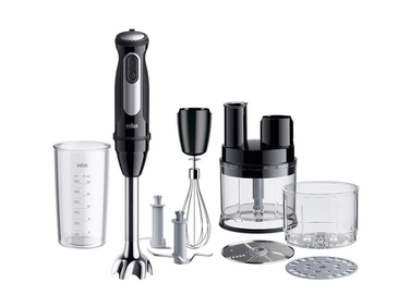 Ручний блендер Braun MultiQuick 5 Pro MQ 55755M, 1000 Вт, чорний