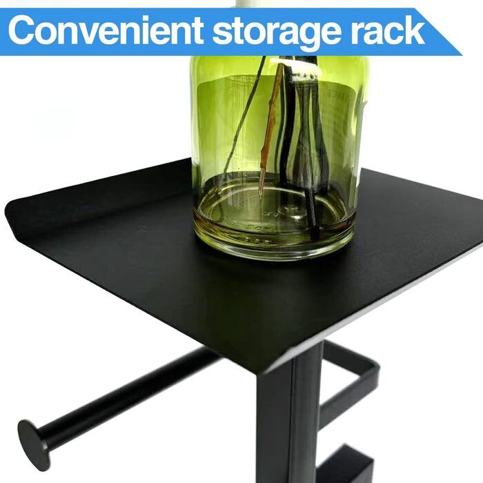 Тримач туалетного паперу з щіткою для унітазу з нержавіючої сталі. Набір для ванної кімнати з боксом для вологих серветок.