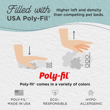 Круглий лежак для собак та котів Best Friends by Sheri Calming Donut - заспокійливий, 91x91 см, Frostgrau