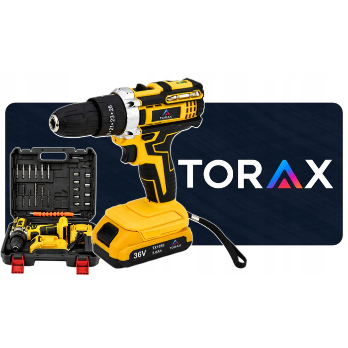 Акумуляторна шурупокрут TORAX 36 V TX1050