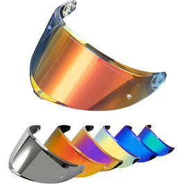 PSLER Візор для шолома AGV K6/K6s, дзеркальний, тонований, мотошолом, аксесуар, змінний, захист обличчя, червоний 