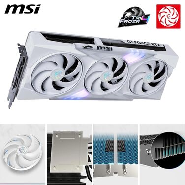 Відеокарта MSI GeForce RTX 5070 GAMING TRIO OC WHITE 12GB GDDR7, PCIe 5.0