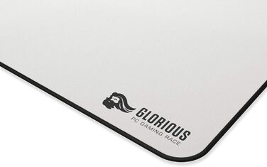 Підставка для зап'ястя клавіатури Glorious Gaming з м'якою обшивкою - 300 x 100 x 17 мм, білий колір