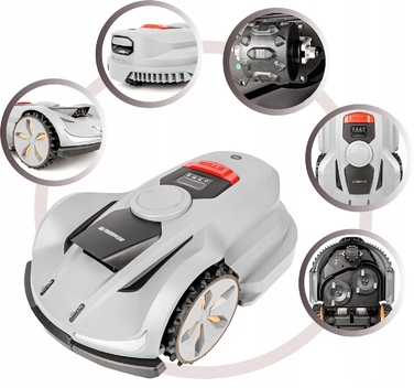 Робот-газонокосарка Sunseeker X7 PLUS RTK для площ до 6000 м², без встановлення кабелю