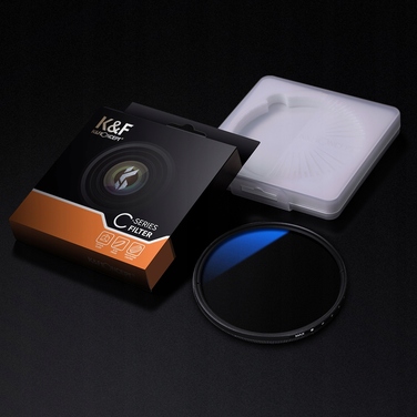Нейтральний фільтр K&F Concept SLIM NDX ND2-ND400, 82 мм
