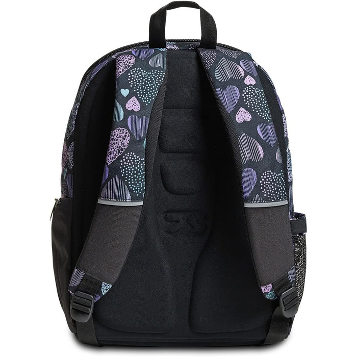 Рюкзак Seven Rucksack Advanced для школи, університету та відпочинку. Місткий рюкзак для підлітків, дівчаток та хлопчиків з відділенням для ноутбука та кишенькою для пляшки. Кольори: рожевий, фіолетовий.