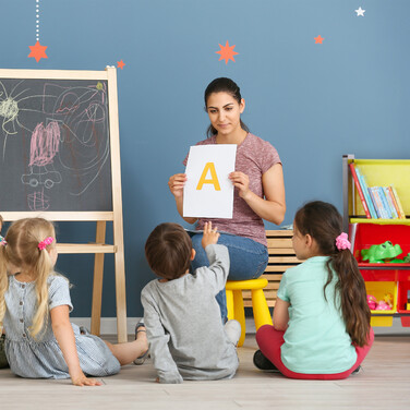 Relaxdays Children's Shelving Unit with Storage Boxes