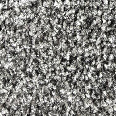 Килимок для дому DOMOPRIMA з мікрофібри, миючий, неслизький, надзвичайно поглинаючий, плоский, антибактеріальний, для внутрішнього та зовнішнього використання (60x40 см), сірий, 50 x 75 см (прямокутний)