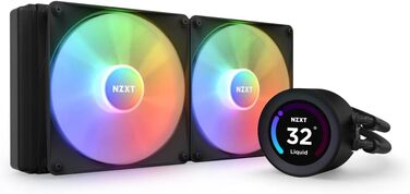 NZXT Kraken Elite RGB 2023 – 240мм рідинний кулер для ЦП з LCD-дисплеєм, білий, сумісний з Intel® та AMD®
