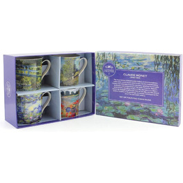 Lesser & Pavey, Porcelain, Monet Mugs, Multicolor, Set of 4