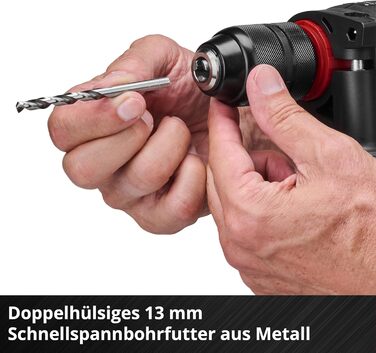 Акумуляторний ударний дриль Einhell TE-ID 18 Li-Solo Power X-Change (18 В, Li-Ion, 13 мм, без акумулятора та зарядного пристрою)