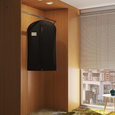 Чохли для одягу Hangerworld, чорні, 100x61 см, для зберігання та транспортування