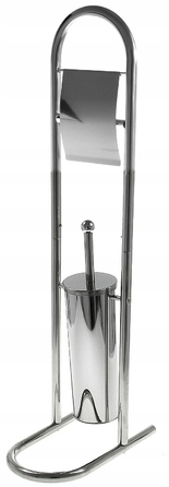 Набір аксесуарів для ванної кімнати Artgos, нержавіюча сталь, сірий глянцевий