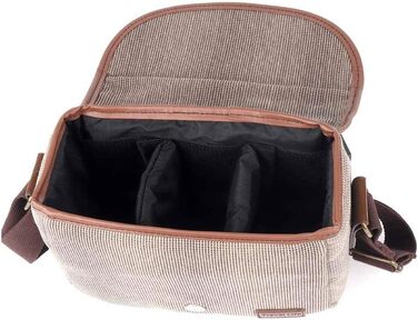Сумка для камери Neuleben: сумка-месенджер для дзеркальної/зеркалоподібної/DSLR камери, сумка-фотосумка, хакі