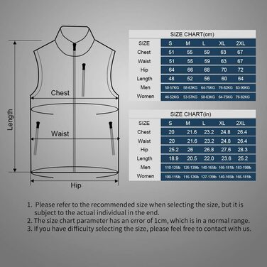 PROSart Обогріваючий жилет Легкий фліс Обогріваючий жилет з USB акумулятором, Унісекс (M, Сірий)